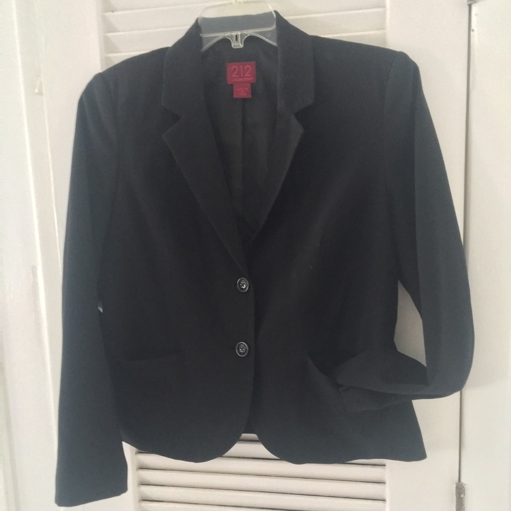 212 Collection Black Blazer Sz 14